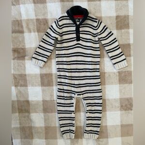 Baby B'gosh Striped Sweater Onsie 18M white and black stripes